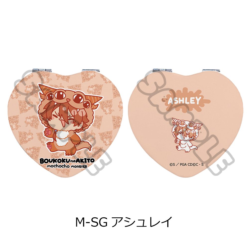 コードギアス 亡国のアキト 第2弾 コンパクトミラー(ハート) M-SG アシュレイ ("Code Geass Akito the Exiled" Vol. 2 Compact Mirror (Heart) M-SG Ashley)