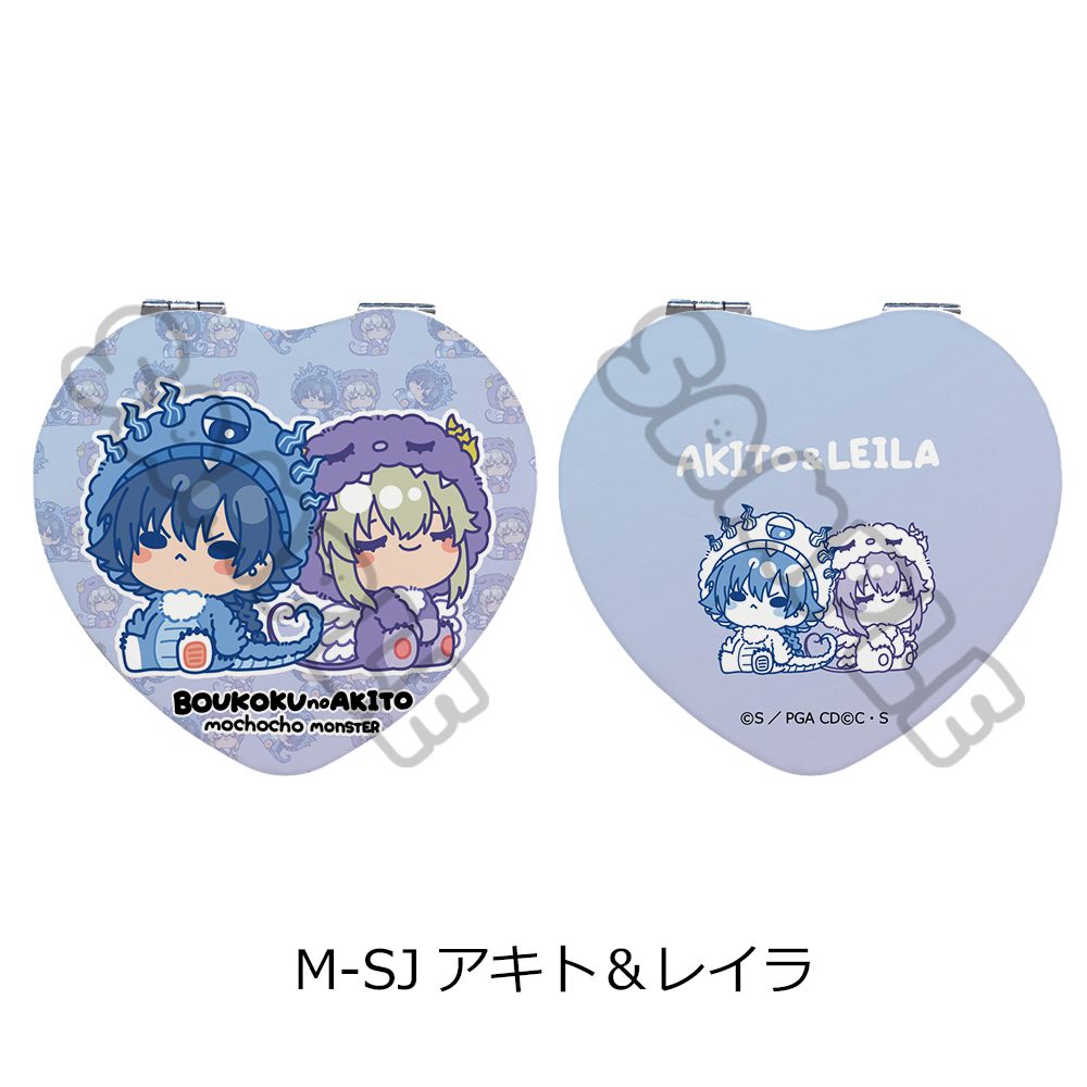 コードギアス 亡国のアキト 第2弾 コンパクトミラー(ハート) M-SJ アキト&レイラ ("Code Geass Akito the Exiled" Vol. 2 Compact Mirror (Heart) M-SJ Akito & Leila)