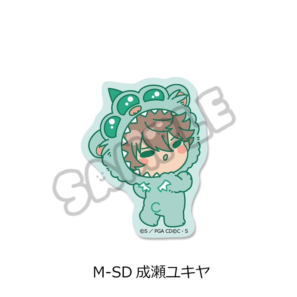 コードギアス 亡国のアキト 第2弾 クリアステッカー M-SD 成瀬ユキヤ ("Code Geass Akito the Exiled" Vol. 2 Clear Sticker M-SD Naruse Yukiya)