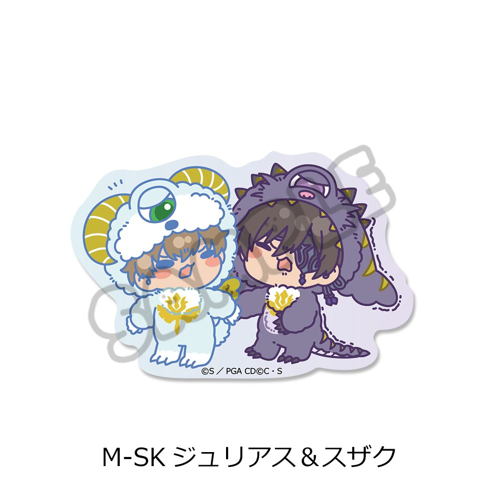 コードギアス 亡国のアキト 第2弾 クリアステッカー M-SK ジュリアス&スザク ("Code Geass Akito the Exiled" Vol. 2 Clear Sticker M-SK Julius & Suzaku)