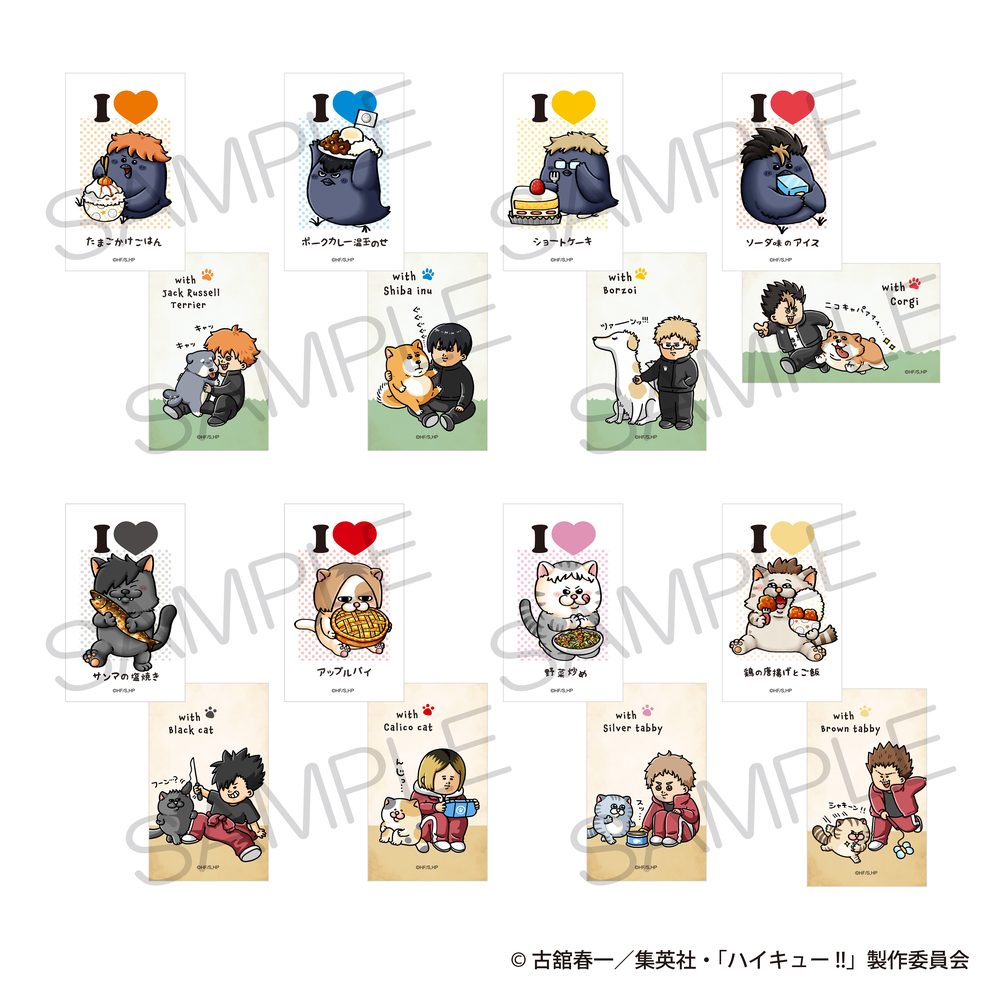 ハイキュー!! ふぉとカードコレクション 動物と一緒Ver. ("Haikyu!!" Photo Card Collection with Animals Ver.)
