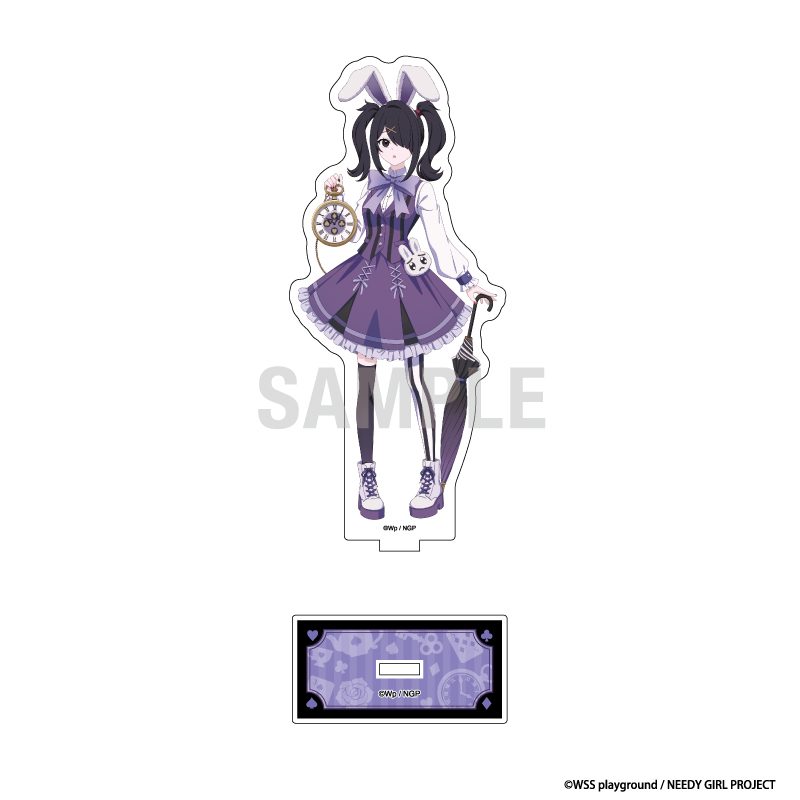 NEEDY GIRL OVERDOSE アクリルスタンド あめちゃん 白うさぎVer. ("NEEDY STREAMER OVERLOAD" Acrylic Stand Ame-chan White Rabbit Ver.)