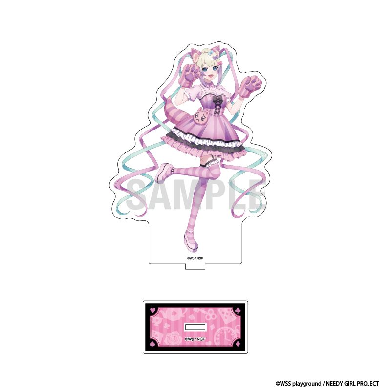 NEEDY GIRL OVERDOSE アクリルスタンド 超てんちゃん チェシャ猫Ver. ("NEEDY STREAMER OVERLOAD" Acrylic Stand KAngel Cheshire Cat Ver.)