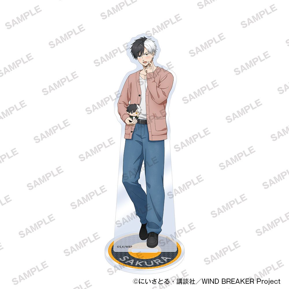 WIND BREAKER アクリルスタンド ぬいぐるみといっしょVer. 桜遥 ("Wind Breaker" Acrylic Stand with Plush Ver. Sakura Haruka)