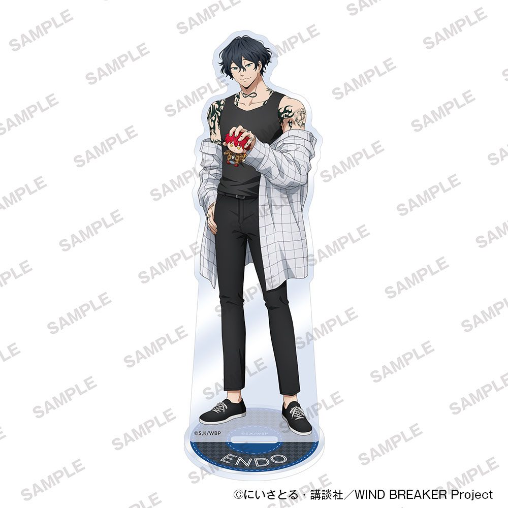 WIND BREAKER アクリルスタンド ぬいぐるみといっしょVer. 棪堂哉真斗 ("Wind Breaker" Acrylic Stand with Plush Ver. Endo Yamato)