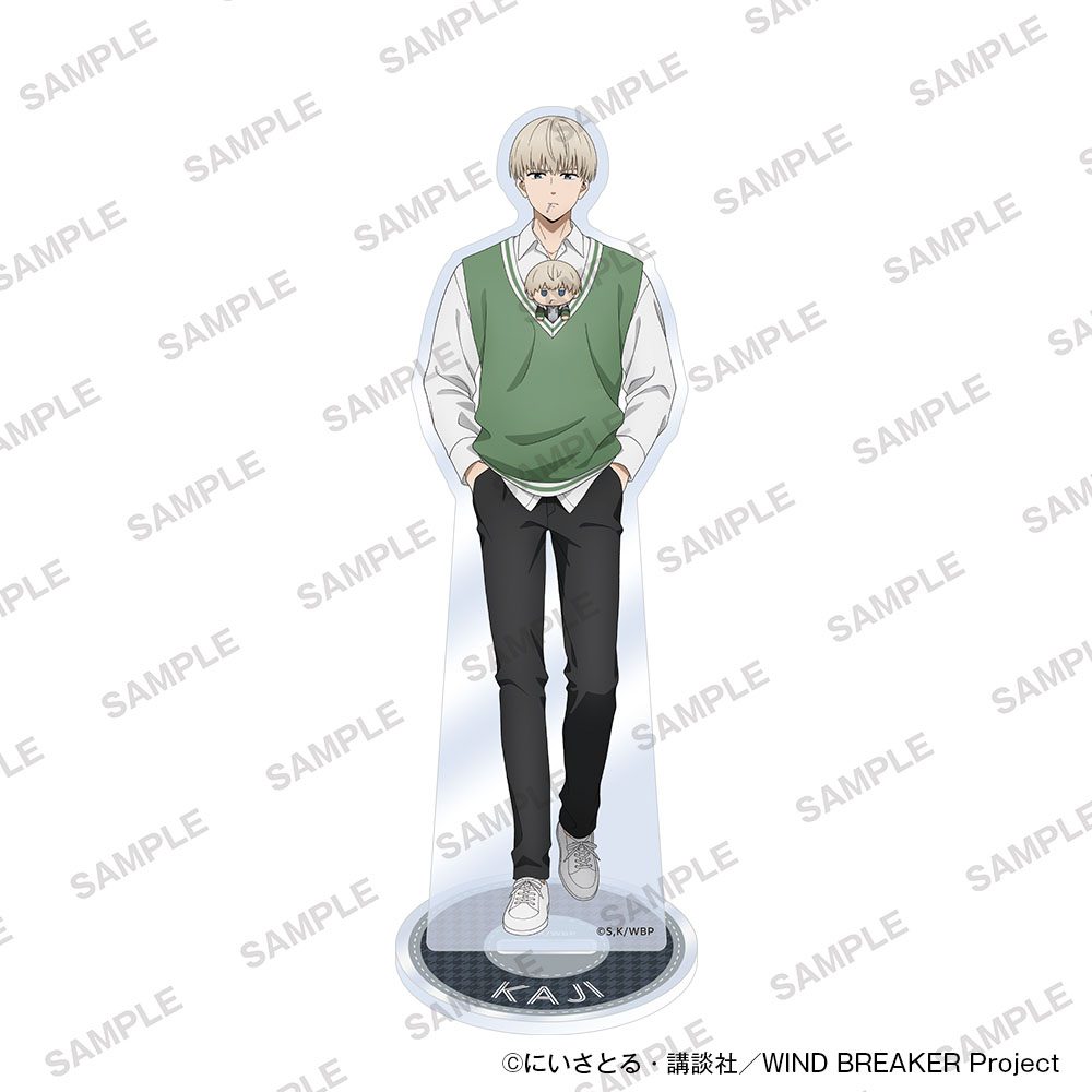 WIND BREAKER アクリルスタンド ぬいぐるみといっしょVer. 梶蓮 ("Wind Breaker" Acrylic Stand with Plush Ver. Kaji Ren)