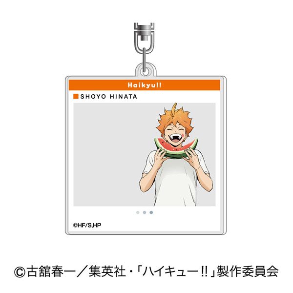 アクリルキーホルダー ハイキュー!! スイカシリーズ 01 日向翔陽 (Acrylic Key Chain "Haikyu!!" Watermelon Series 01 Hinata Shoyo)