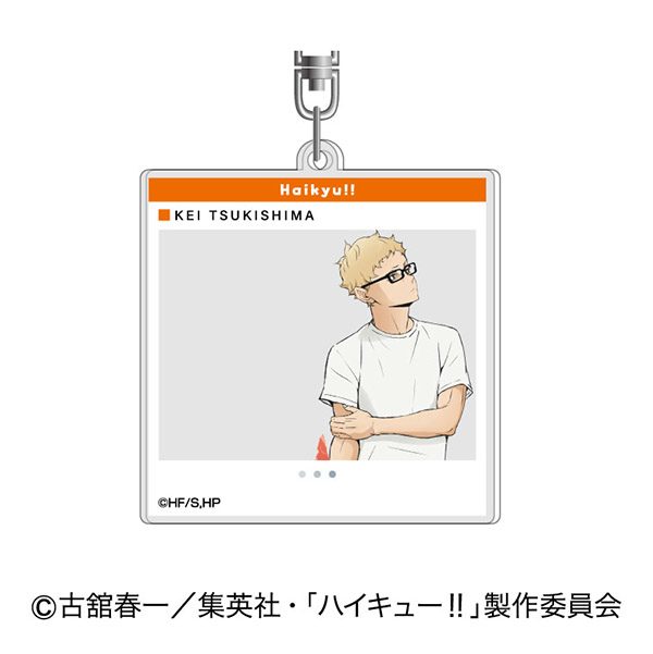 アクリルキーホルダー ハイキュー!! スイカシリーズ 03 月島蛍 (Acrylic Key Chain "Haikyu!!" Watermelon Series 03 Tsukishima Kei)