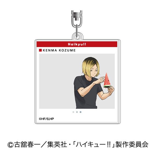アクリルキーホルダー ハイキュー!! スイカシリーズ 04 孤爪研磨 (Acrylic Key Chain "Haikyu!!" Watermelon Series 04 Kozume Kenma)