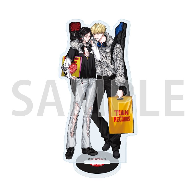アクリルスタンド 出来損ないのラブソング 01 虎太郎&飾A(描き下ろしイラスト) (Acrylic Stand "Unfinished Love Song" 01 Kotaro & Kazari A (Original Illustration))