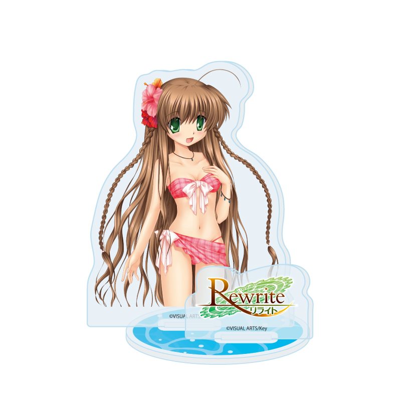 アクリルスタンドプレート Rewrite 01 神戸小鳥(公式イラスト) (Acrylic Stand Plate "Rewrite" 01 Kanbe Kotori (Official Illustration))
