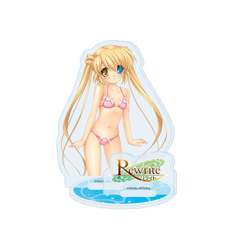 アクリルスタンドプレート Rewrite 04 中津静流(公式イラスト) (Acrylic Stand Plate "Rewrite" 04 Nakatsu Sizuru (Official Illustration))