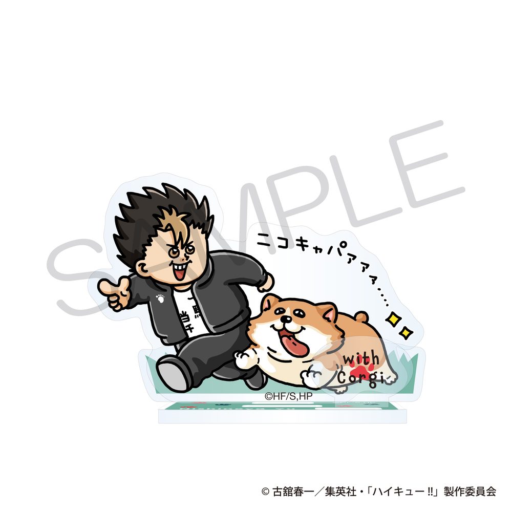 ハイキュー!! アクリルスタンド 動物と一緒Ver. 西谷夕 ("Haikyu!!" Acrylic Stand with Animals Ver. Nishinoya Yu)