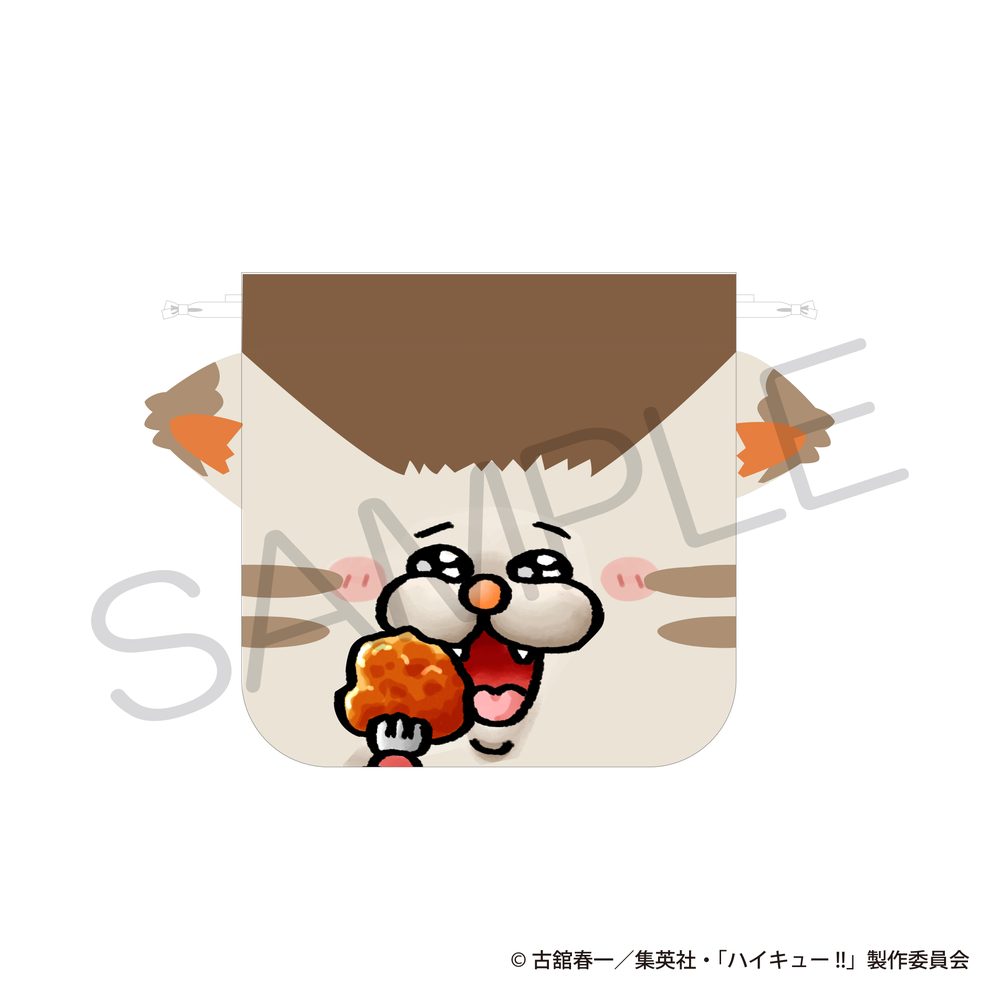 ハイキュー!! おかおきんちゃく 大好物Ver. イヌオカネコ ("Haikyu!!" Face Kinchaku Favorite Food Ver. Inuoka Cat)
