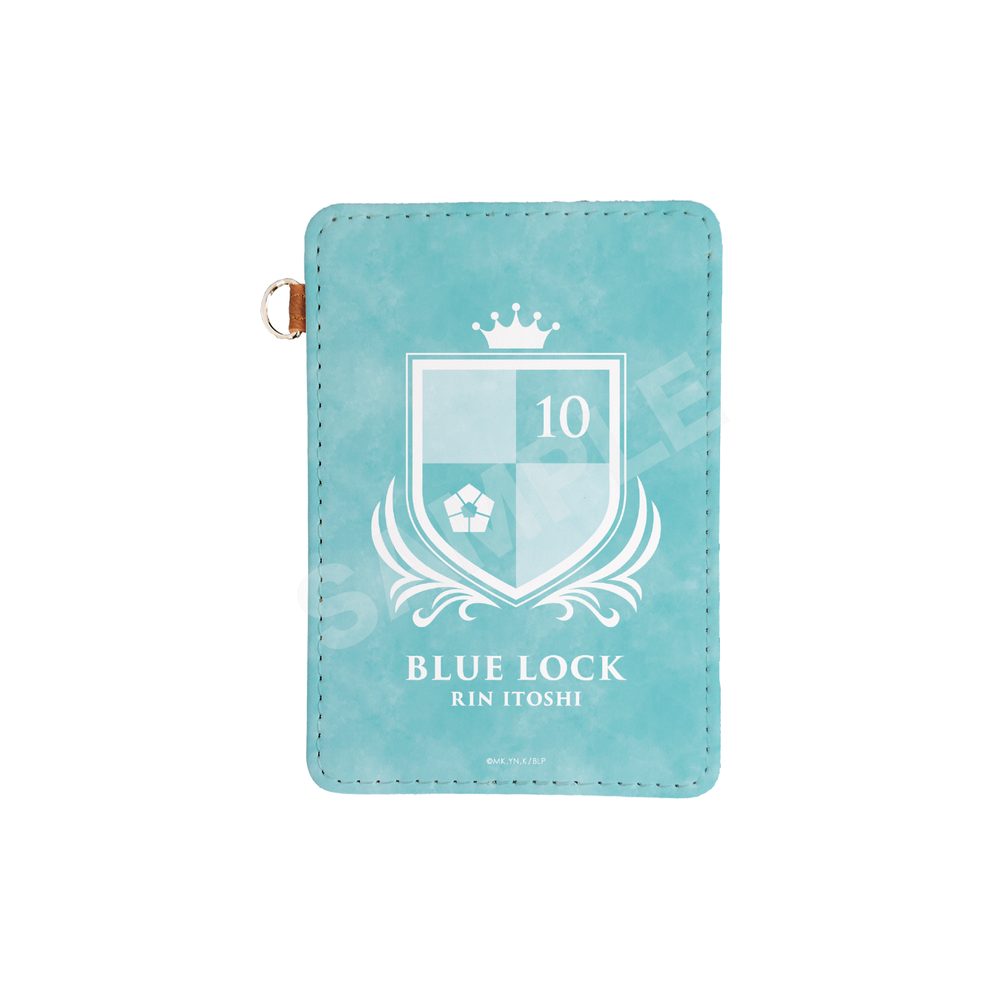 ブルーロック レザーパスケース 02 糸師凛 ("Blue Lock" Leather Pass Case 02 Itoshi Rin)
