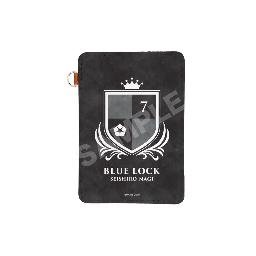 ブルーロック レザーパスケース 03 凪誠士郎 ("Blue Lock" Leather Pass Case 03 Nagi Seishiro)
