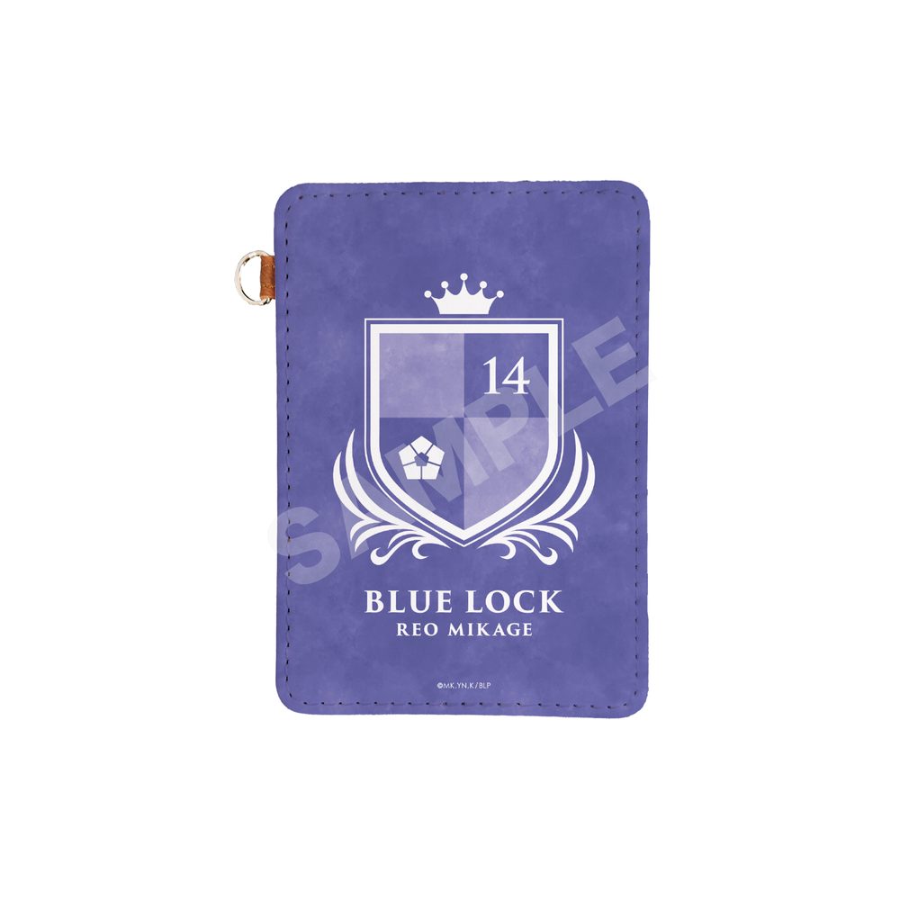 ブルーロック レザーパスケース 04 御影玲王 ("Blue Lock" Leather Pass Case 04 Mikage Reo)