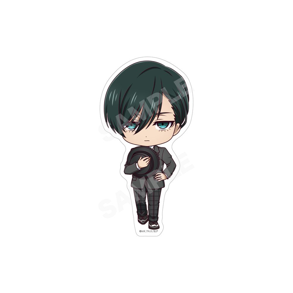 ブルーロック ステッカー 07 糸師凛(ミニキャラ) ("Blue Lock" Sticker 07 Itoshi Rin (Mini Character))