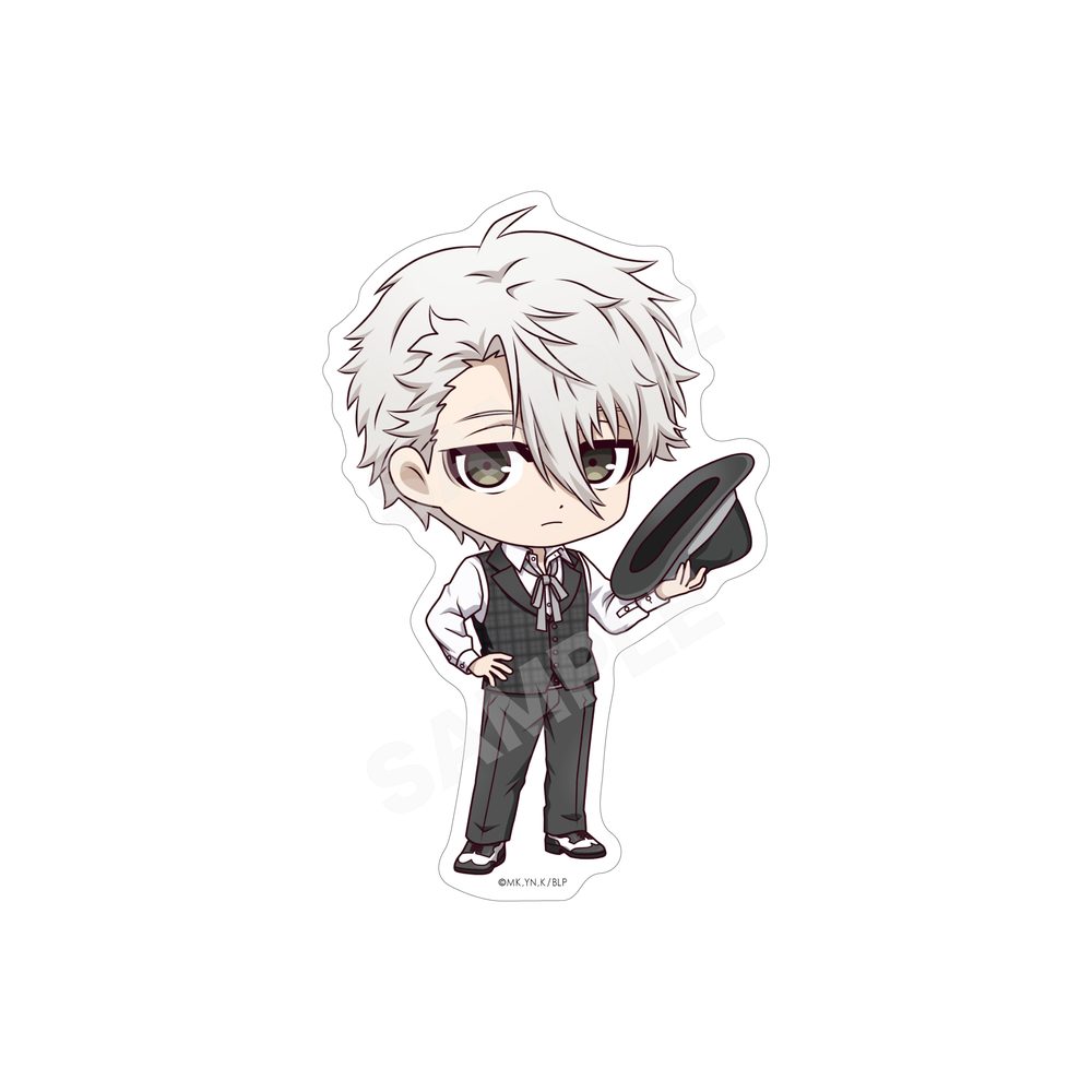 ブルーロック ステッカー 08 凪誠士郎(ミニキャラ) ("Blue Lock" Sticker 08 Nagi Seishiro (Mini Character))