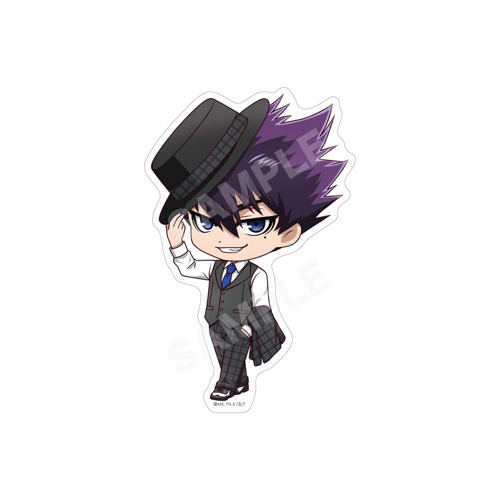 ブルーロック ステッカー 09 烏旅人(ミニキャラ) ("Blue Lock" Sticker 09 Karasu Tabito (Mini Character))