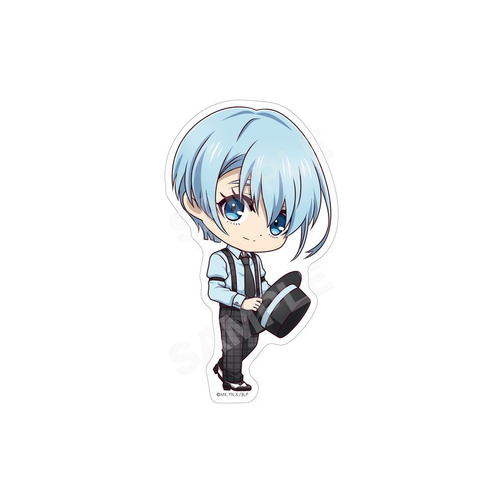 ブルーロック ステッカー 12 氷織羊(ミニキャラ) ("Blue Lock" Sticker 12 Hiori Yo (Mini Character))
