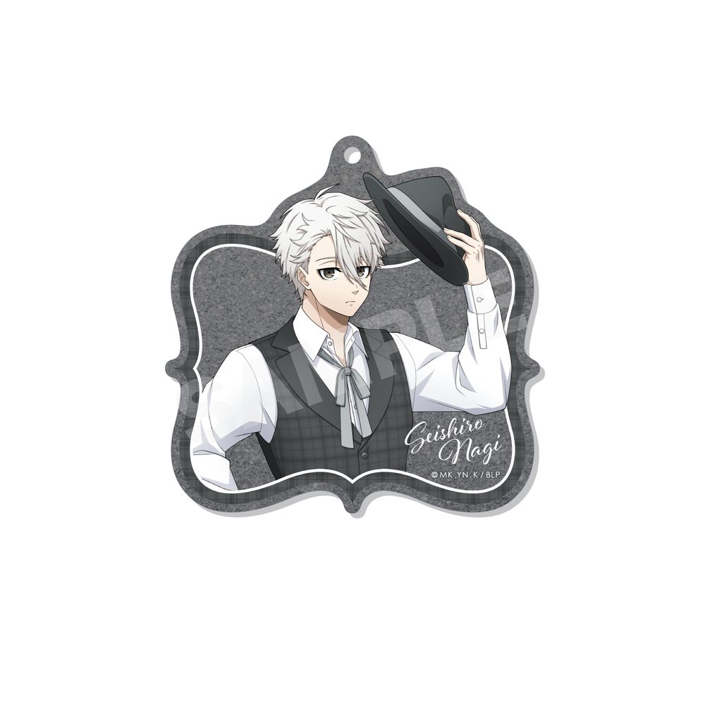 ブルーロック メタリックアクリルキーホルダー 03 凪誠士郎 ("Blue Lock" Metallic Acrylic Key Chain 03 Nagi Seishiro)