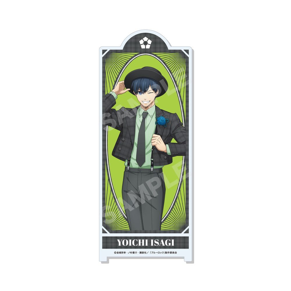 ブルーロック 屏風風アクリルスタンド 01 潔世一 ("Blue Lock" Folding Screen Style Acrylic Stand 01 Isagi Yoichi)