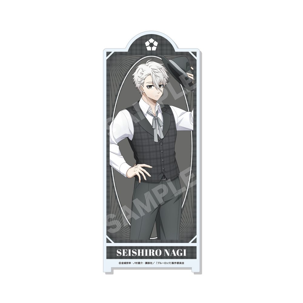 ブルーロック 屏風風アクリルスタンド 03 凪誠士郎 ("Blue Lock" Folding Screen Style Acrylic Stand 03 Nagi Seishiro)