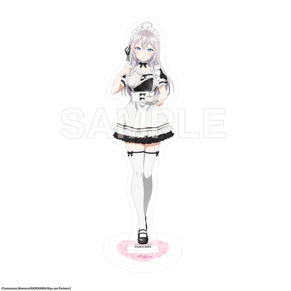 時々ボソッとロシア語でデレる隣のアーリャさん アクリルスタンドフィギュア メイドVer. アーリャ ("Alya Sometimes Hides Her Feelings in Russian" Acrylic Stand Figure Maid Ver. Alya)