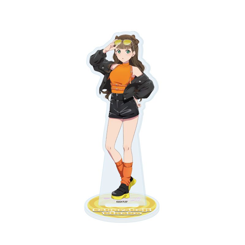 アクリルスタンド ラブライブ!スーパースター!! 28 ロックテイストVer. 桜小路きな子(描き下ろしイラスト) (Acrylic Stand "Love Live! Superstar!!" 28 Rock Taste Ver. Sakurakoji Kinako (Original Illustration))