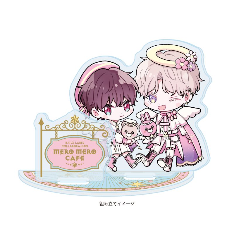 アクリルスタンドプレート MeroMero cafe 01 愛葉もーこ(描き下ろしイラスト) (Acrylic Stand Plate Mero Mero Cafe 01 Moko Aiba (Original Illustration))