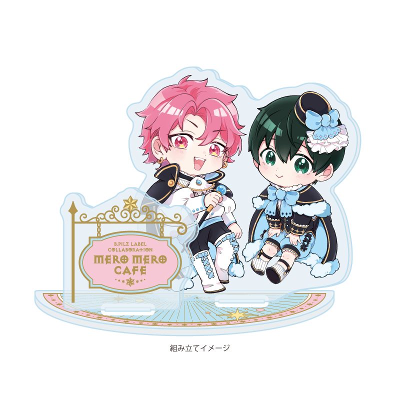 アクリルスタンドプレート MeroMero cafe 03 香澄タベル(描き下ろしイラスト) (Acrylic Stand Plate Mero Mero Cafe 03 Taberu Kasumi (Original Illustration))