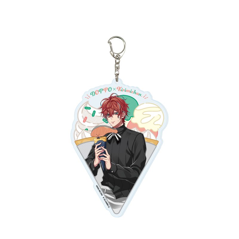 デカアクリルキーホルダー ヒプノシスマイク SANRIO NAKAYOKU EDIT 12 観音坂独歩×KIRIMIちゃん.(コラボイラスト) (Deka Acrylic Key Chain "Hypnosismic -Division Rap Battle-" Sanrio Nakayoku Edit 12 Kannonzaka Doppo x KIRIMIchan. (Collaboration Illustration))