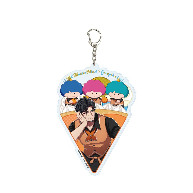 デカアクリルキーホルダー ヒプノシスマイク SANRIO NAKAYOKU EDIT 15 天谷奴零×ゴロピカドン(コラボイラスト) (Deka Acrylic Key Chain "Hypnosismic -Division Rap Battle-" Sanrio Nakayoku Edit 15 Amayado Rei x Goropikadon (Collaboration Illustration))