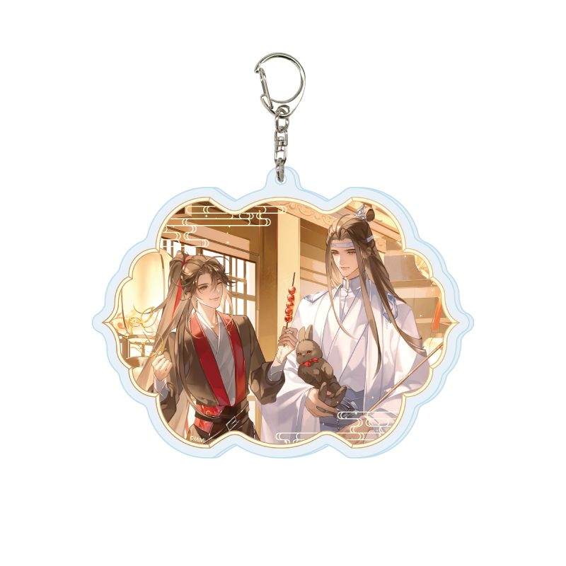 デカアクリルキーホルダー 大河幻想ラジオドラマ 魔道祖師 02 魏無羨&藍忘機(原作) デートVer.(描き下ろしイラスト) (Deka Acrylic Key Chain "Japanese Audio Drama The Master of Diabolism" 02 Wei Wuxian & Lan Wangji (Original) Date Ver. (Original Illustration))