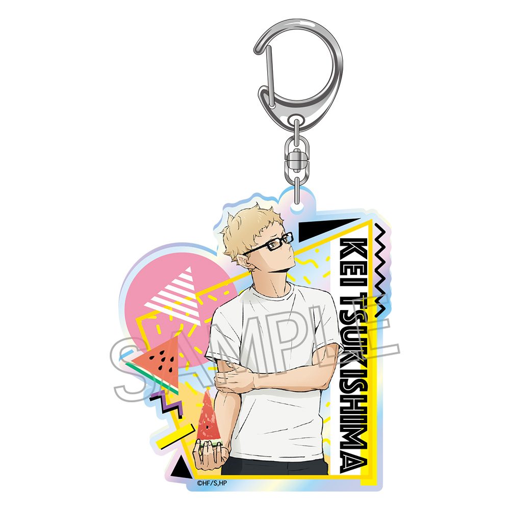 ハイキュー!! シャインシリーズ オーロラアクリルキーホルダーVol.2 月島蛍 ("Haikyu!!" Shine Series Aurora Acrylic Key Chain Vol. 2 Tsukishima Kei)