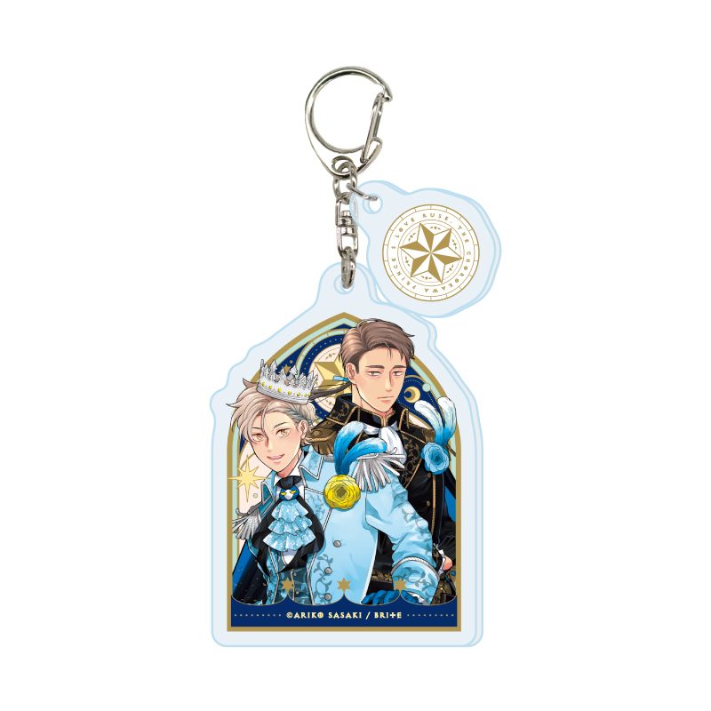 パーツ付きアクリルキーホルダー MeroMero cafe 02 佐々木ありこ(描き下ろしイラスト) (Acrylic Key Chain with Parts Mero Mero Cafe 02 Ariko Sasaki (Original Illustration))