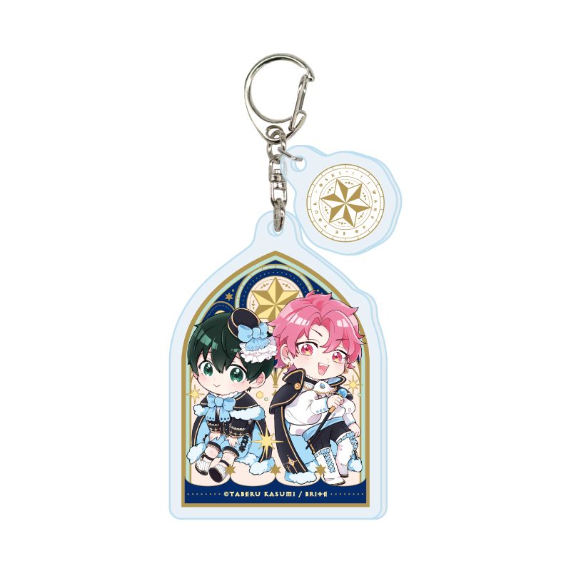 パーツ付きアクリルキーホルダー MeroMero cafe 06 香澄タベル(描き下ろしイラスト) (Acrylic Key Chain with Parts Mero Mero Cafe 06 Taberu Kasumi (Original Illustration))