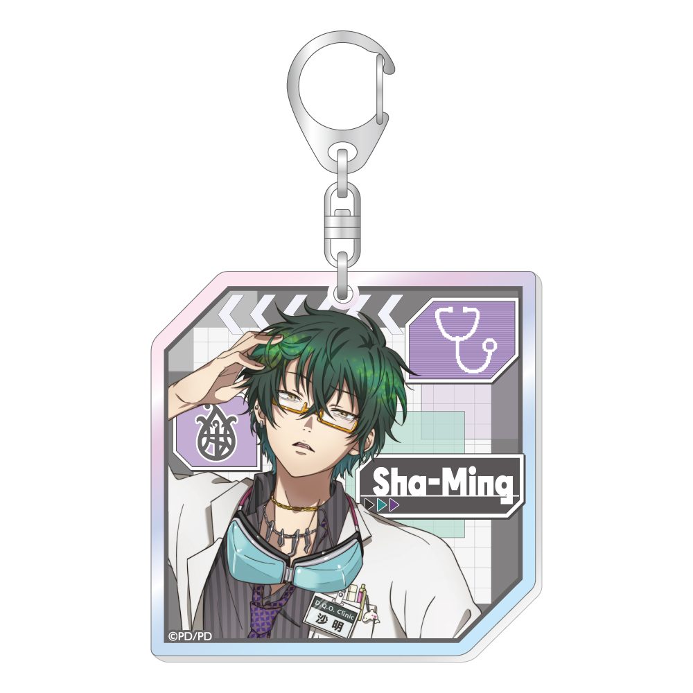 グノーシア オーロラアクリルキーホルダー 沙明 ("GNOSIA" Aurora Acrylic Key Chain Sha-Ming)