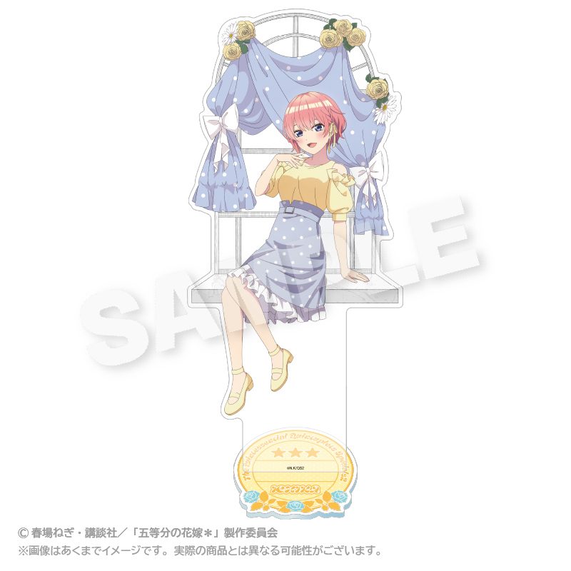 五等分の花嫁* BIGアクリルスタンド 水玉パステルVer. 中野一花 ("The Quintessential Quintuplets Specials 2" Big Acrylic Stand Dot Pastel Ver. Nakano Ichika)