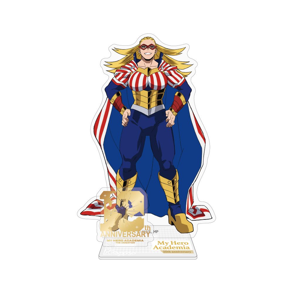 僕のヒーローアカデミア 10周年記念 アクリルスタンド スターアンドストライプ ("My Hero Academia" 10th Anniversary Acrylic Stand Star and Stripe)