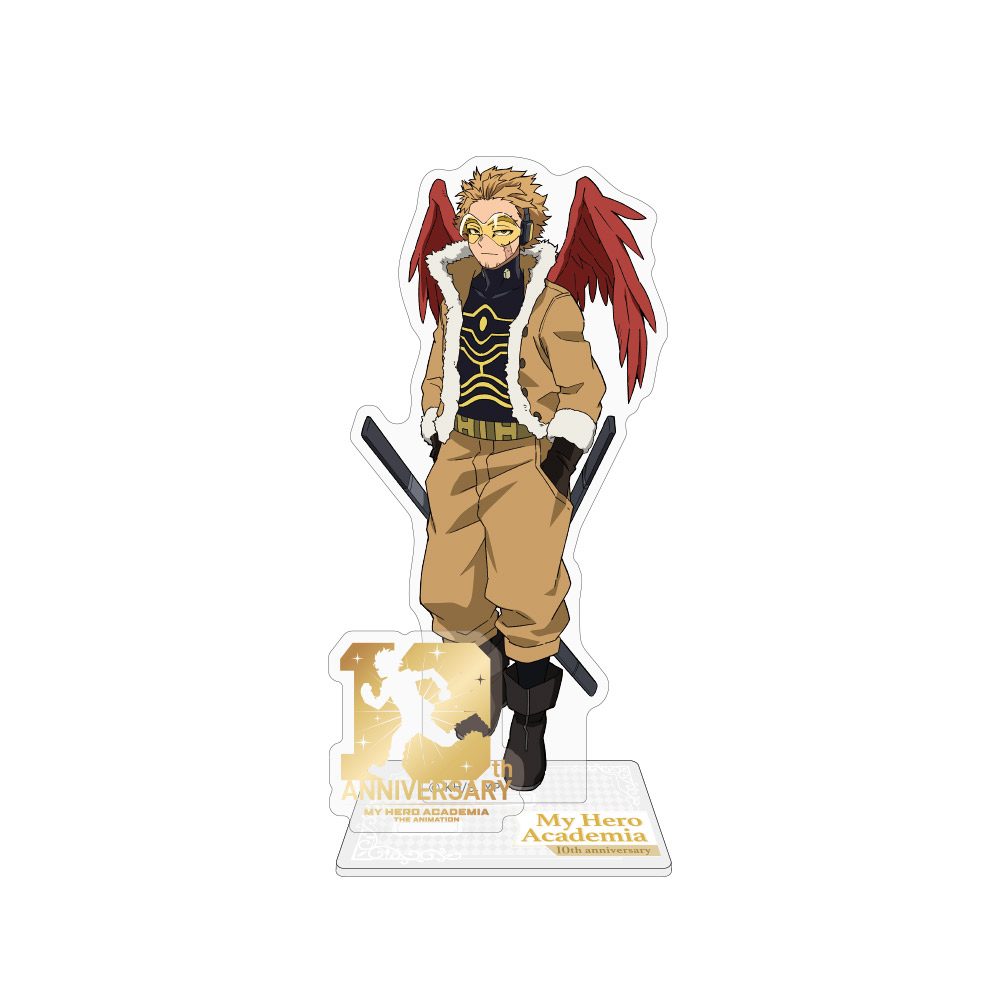 僕のヒーローアカデミア 10周年記念 アクリルスタンド ホークス ("My Hero Academia" 10th Anniversary Acrylic Stand Hawks)