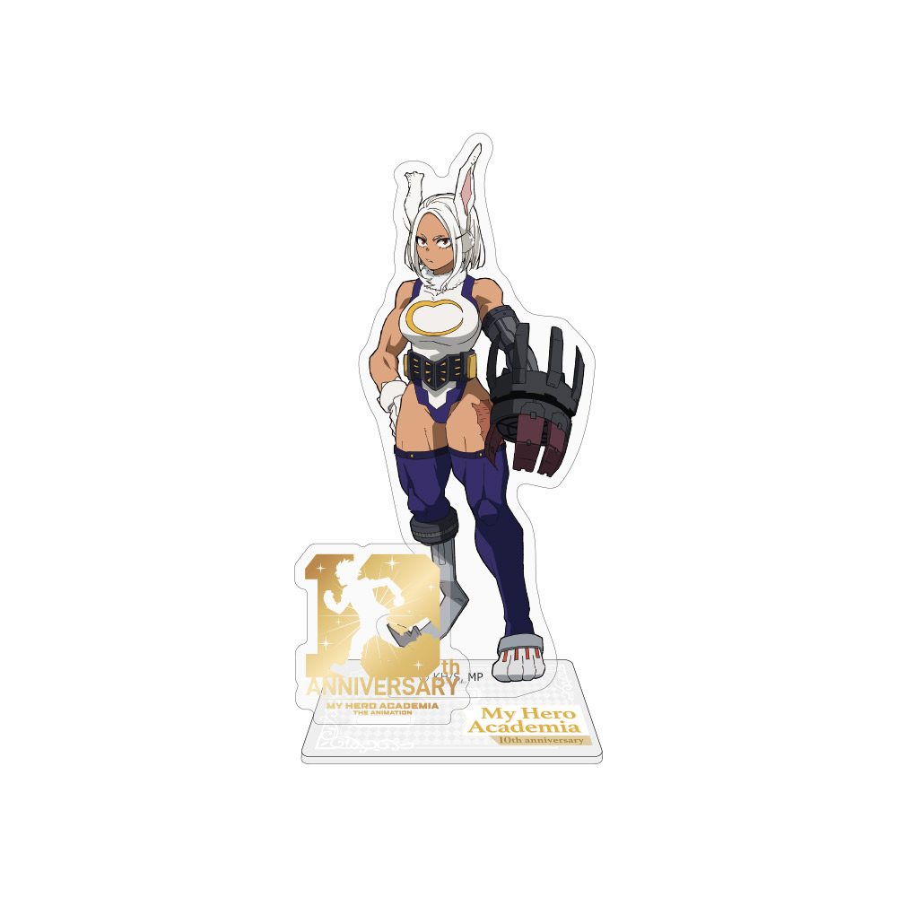 僕のヒーローアカデミア 10周年記念 アクリルスタンド ミルコ ("My Hero Academia" 10th Anniversary Acrylic Stand Mirko)