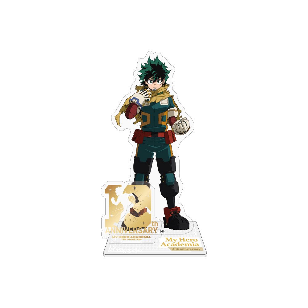 僕のヒーローアカデミア 10周年記念 アクリルスタンド 緑谷出久 B ("My Hero Academia" 10th Anniversary Acrylic Stand Midoriya Izuku B)