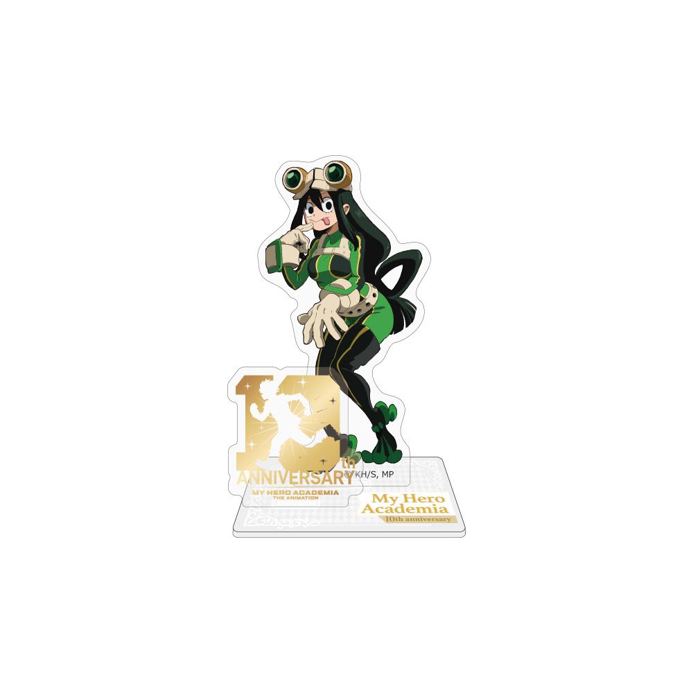 僕のヒーローアカデミア 10周年記念 アクリルスタンド 蛙吹梅雨 ("My Hero Academia" 10th Anniversary Acrylic Stand Asui Tsuyu)