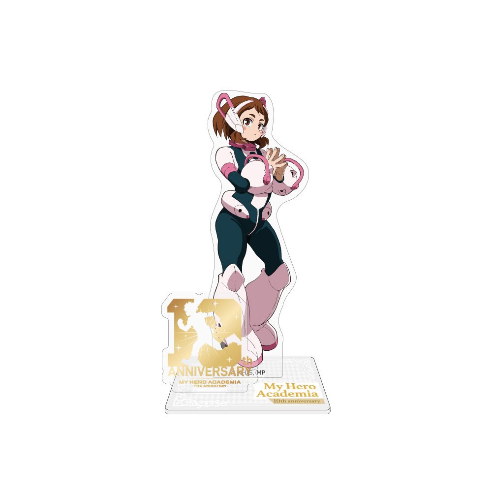 僕のヒーローアカデミア 10周年記念 アクリルスタンド 麗日お茶子 ("My Hero Academia" 10th Anniversary Acrylic Stand Uraraka Ochaco)