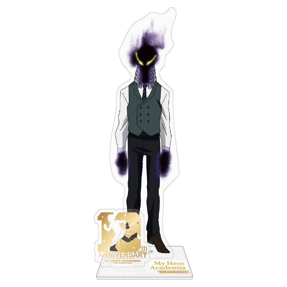 僕のヒーローアカデミア 10周年記念 アクリルスタンド 黒霧 ("My Hero Academia" 10th Anniversary Acrylic Stand Kurogiri)