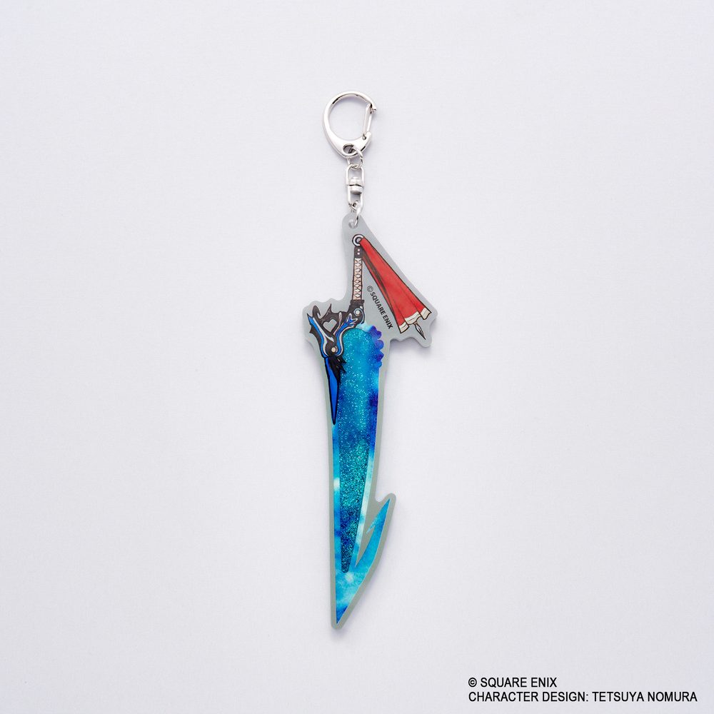 ファイナルファンタジーX ラメ入りキーホルダー フラタニティ ("Final Fantasy X" Glitter Key Chain Fraternity)
