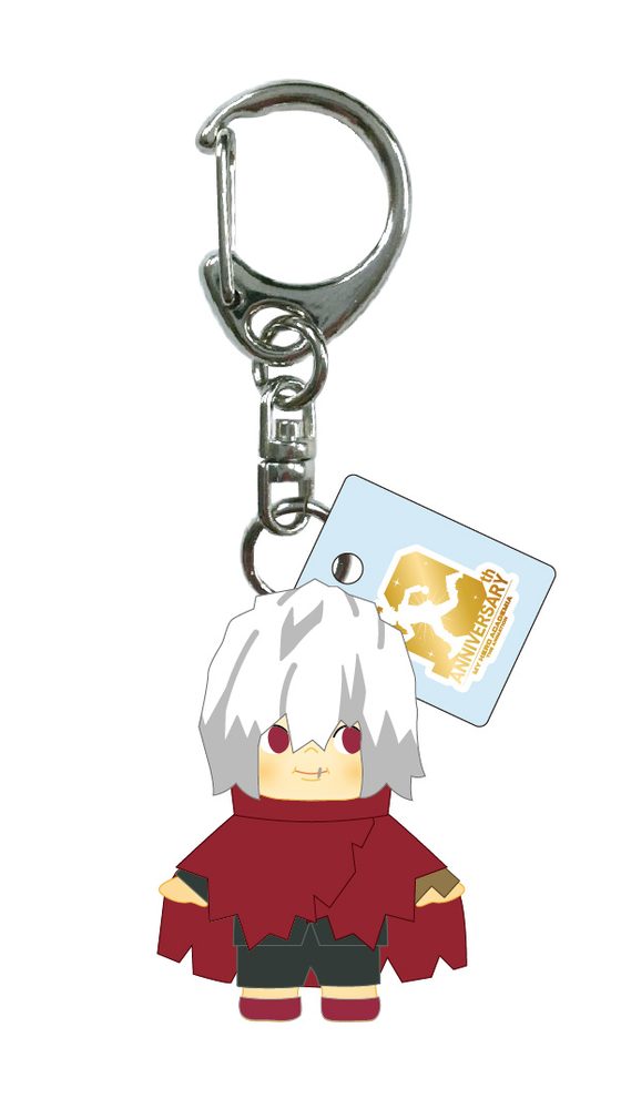 僕のヒーローアカデミア 10周年記念 コスチュームキューピーキーホルダー 死柄木弔 ("My Hero Academia" 10th Anniversary Costume Kewpie Key Chain Shigaraki Tomura)