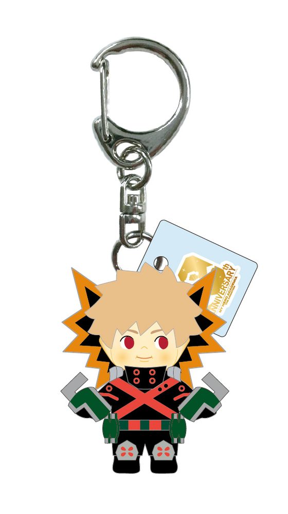 僕のヒーローアカデミア 10周年記念 コスチュームキューピーキーホルダー 爆豪勝己 ("My Hero Academia" 10th Anniversary Costume Kewpie Key Chain Bakugo Katsuki)